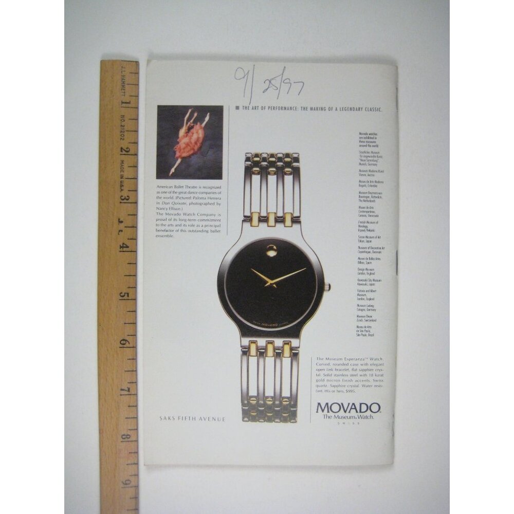 Misalliance Playbill Shaw Roundabout Theatre October 1997 Don Reilly Alan Tudyk - Picture 6 of 6